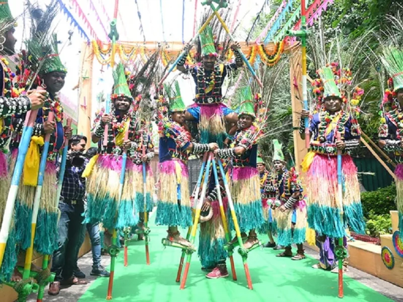 छत्तीसगढ़ के पारंपरिक हरेली पर्व की झांकी