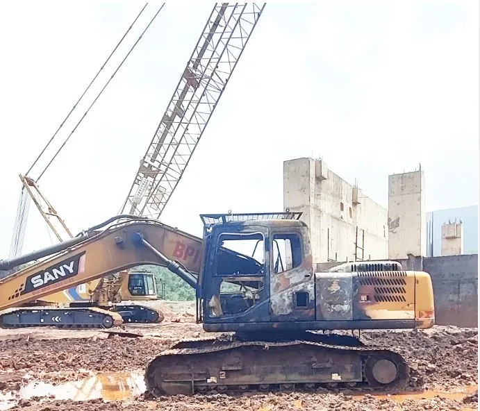 Bacheli Kalpataru Site Fire