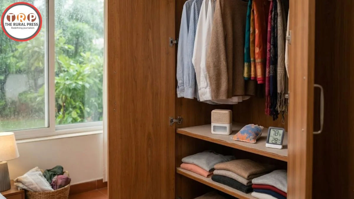Wardrobe care and moisture protection tips for clothes during monsoon season