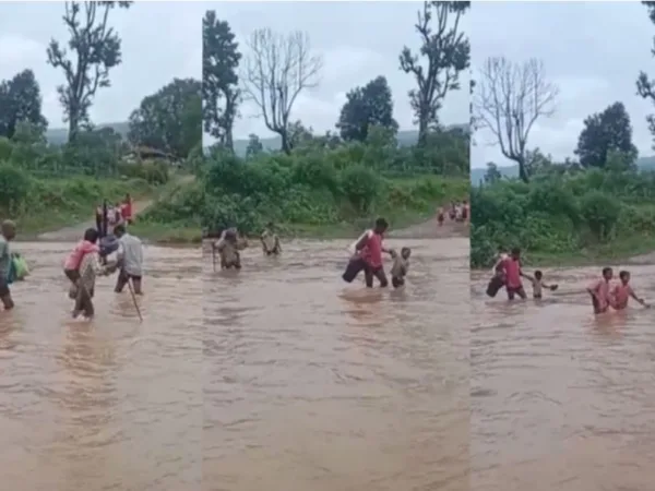 Ambikapur: जान खतरे में डाल नदी पार कर स्कूल पहुंच रहे हैं बच्चे, तखतपुर में हुए हादसे के बाद पालक चिंतित