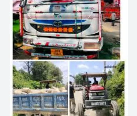 NMDC Nagarnar स्टील प्लांट के लिए आ रही 31.5 टन आयरन गिट्टी का गबन, पुलिस ने 2 आरोपियों को दबोचा