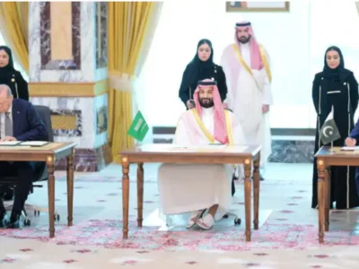 pakistan saudi turkiye joint defence agreement: सऊदी अरब, तुर्की और पाकिस्तान के डिफेंस पैक्ट, सामने आई भारत की पहली प्रतिक्रिया