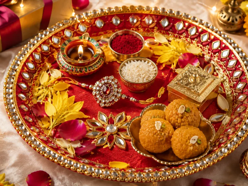 Raksha Bandhan Thali Decoration Ideas: फूल से गोटा पट्टी तक, ऐसे सजाएं राखी की थाली