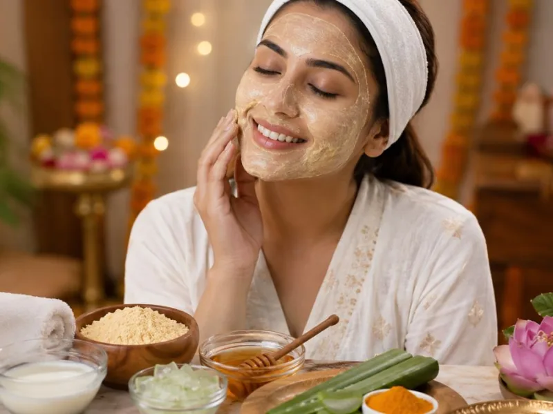 Skin Care Tips: रक्षाबंधन पर चेहरे का ग्लो चाहिए? घर पर करें 4 स्टेप का आसान फेशियल