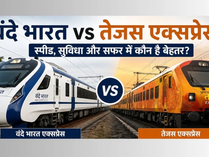 Vande Bharat vs Tejas Express: वंदे भारत और तेजस में कौन है ज्यादा तेज? जानिए स्पीड से लेकर सफर तक का पूरा अंतर