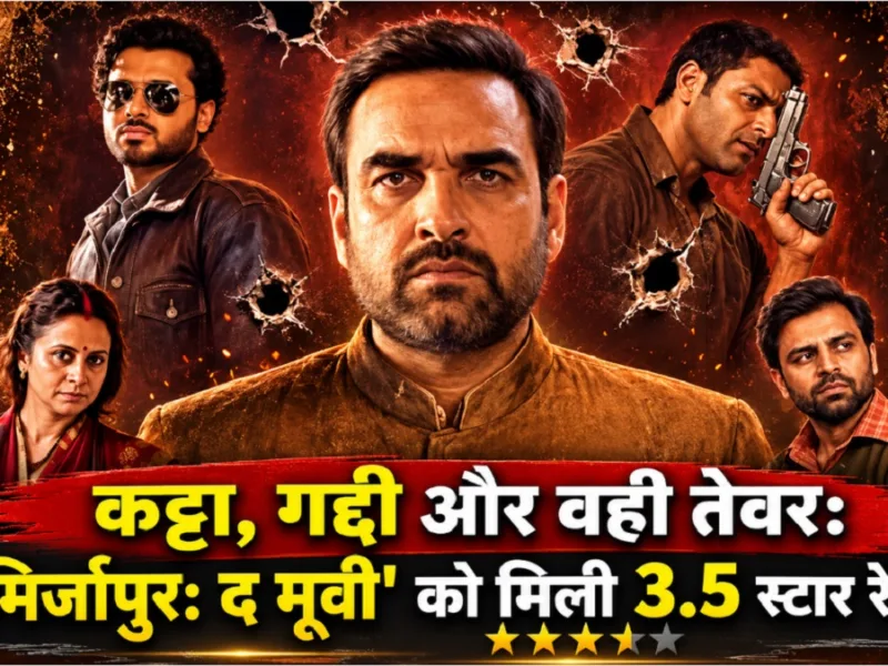 Mirzapur The Movie Review: मिर्जापुर द मूवी सिनेमाघरों में रिलीज, तरण आदर्श ने दिए 3.5 स्टार, जानें पहले दिन का हाल