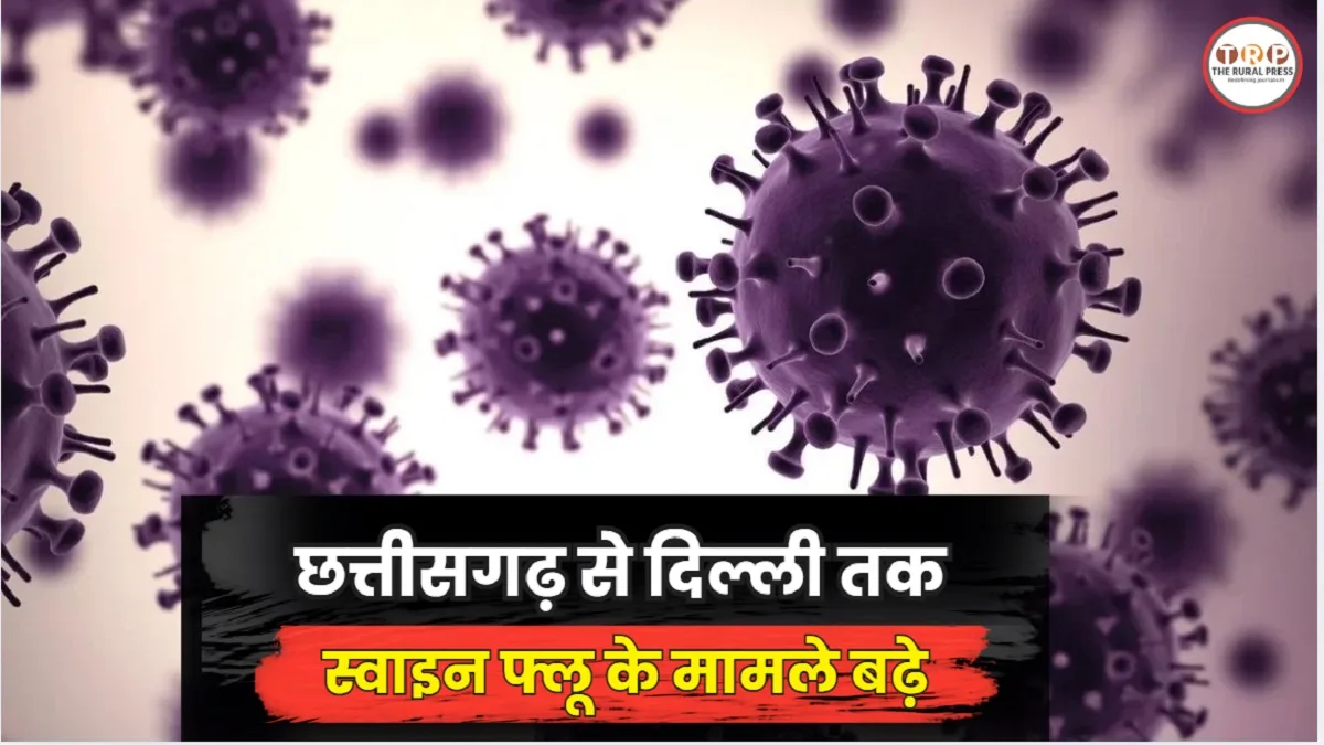 Senior doctor in a hospital explaining swine flu strains and precautions to a patient.