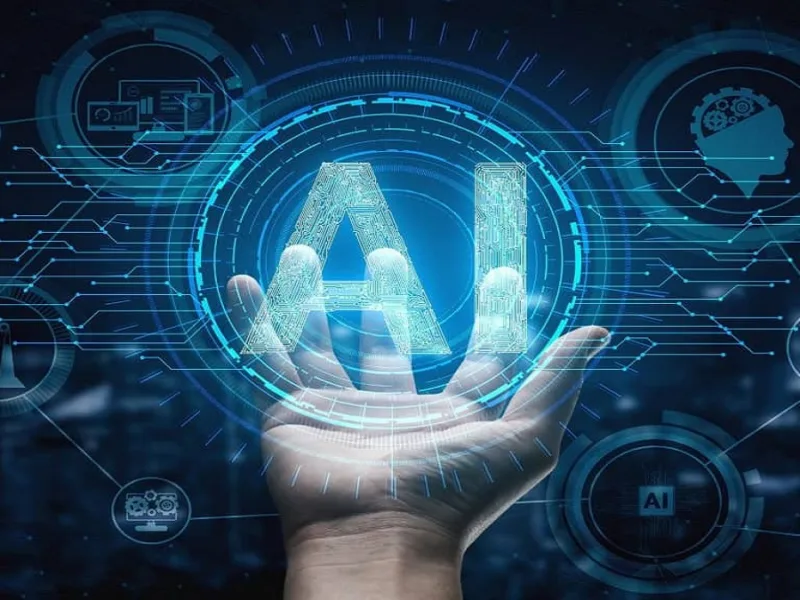 AI chatbot answering user questions while traditional websites lose traffic