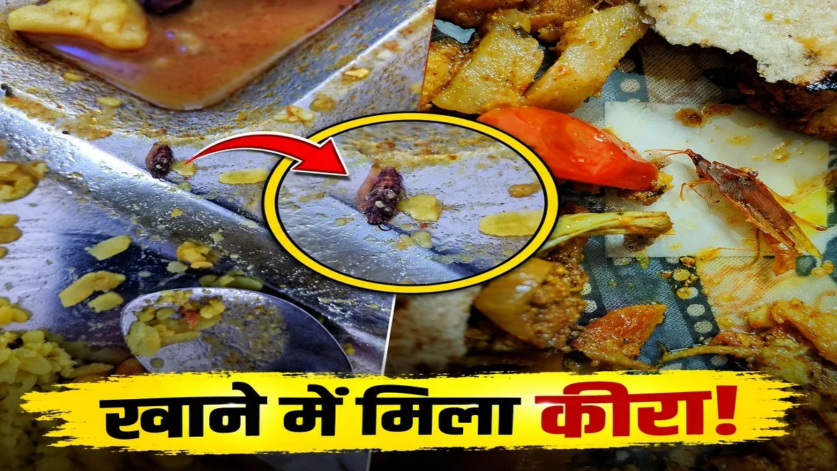 Amity University students raising concerns over insects found in mess food