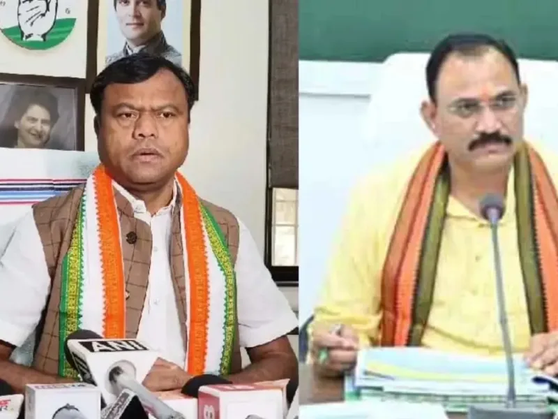 Deepak Baij and Shyam Bihari Jaiswal open debate over government hospitals in Chhattisgarh