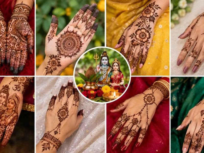 Hartalika Teej trending mehndi designs for married women