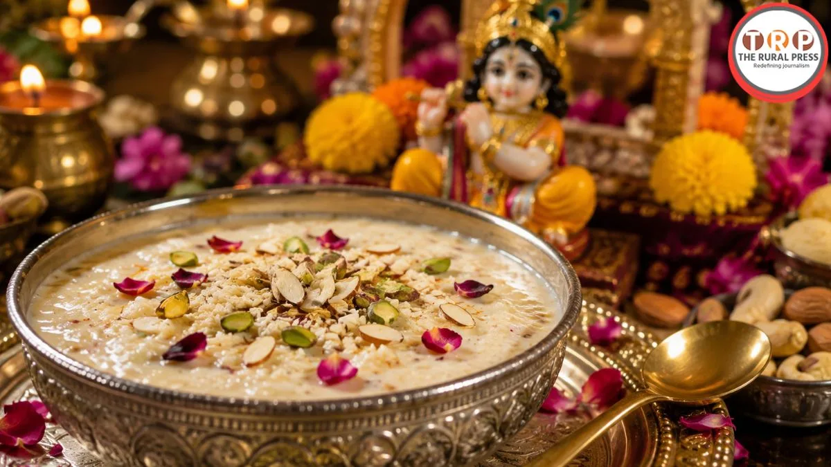 Janmashtami 2026 special creamy kheer prepared as bhog for Laddu Gopal