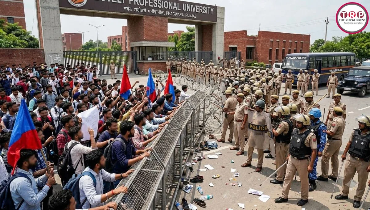 LPU में रातभर मचा बवाल, आगजनी-तोड़फोड़ के बाद 10 दिन की छुट्टी, छात्रों ने खाली किया कैंपस
