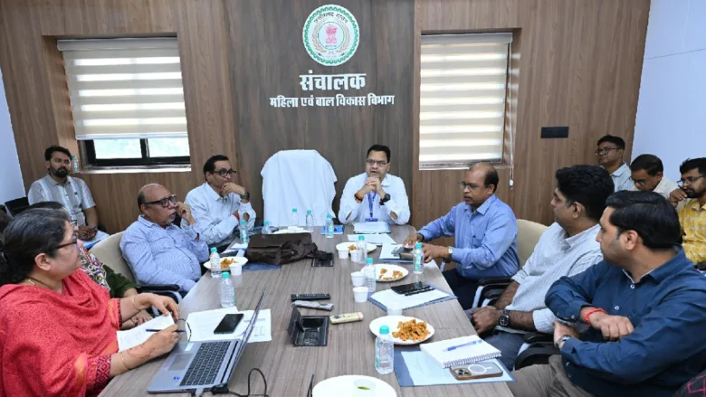 छत्तीसगढ़ में राष्ट्रीय पोषण माह 2026 के प्रभावी एवं सफल आयोजन को लेकर संचालनालय, महिला एवं बाल विकास विभाग में अंतरविभागीय समन्वय बैठक आयोजित की गई।
