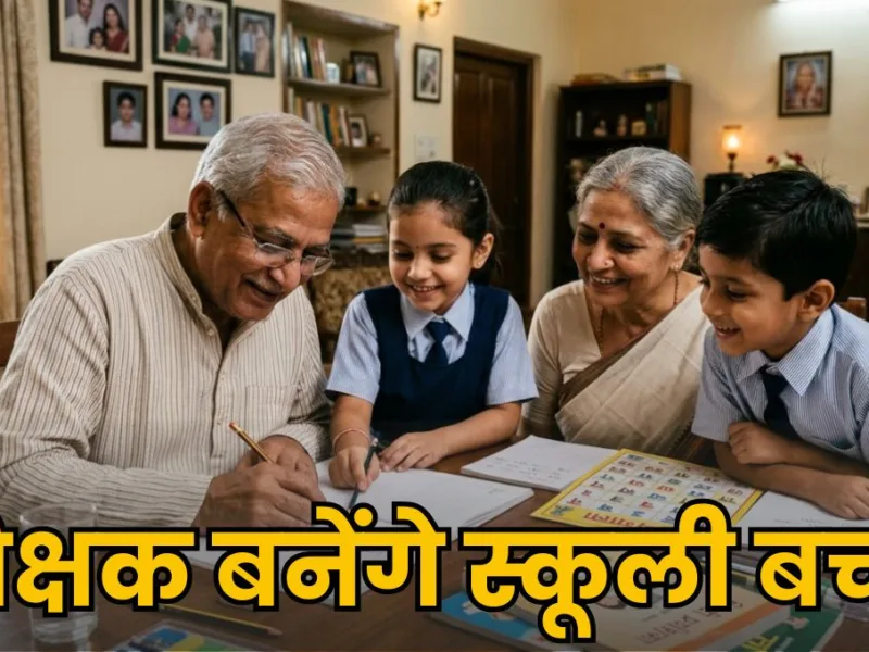 शिक्षक बनेंगे रायपुर समेत प्रदेशभर के स्कूली बच्चें! दादा-दादी को देंगे अक्षर ज्ञान, बदले में मिलेंगे बोनस अंक!