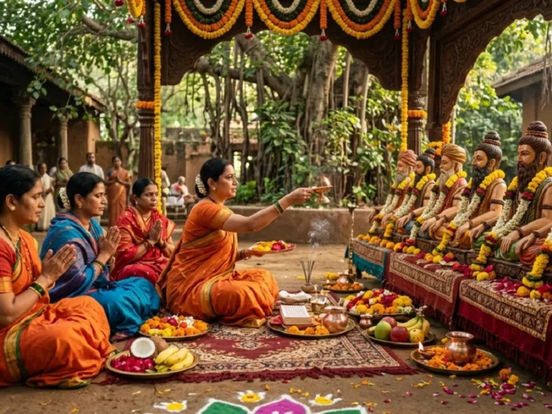 Rishi Panchami Saptarishi Puja
