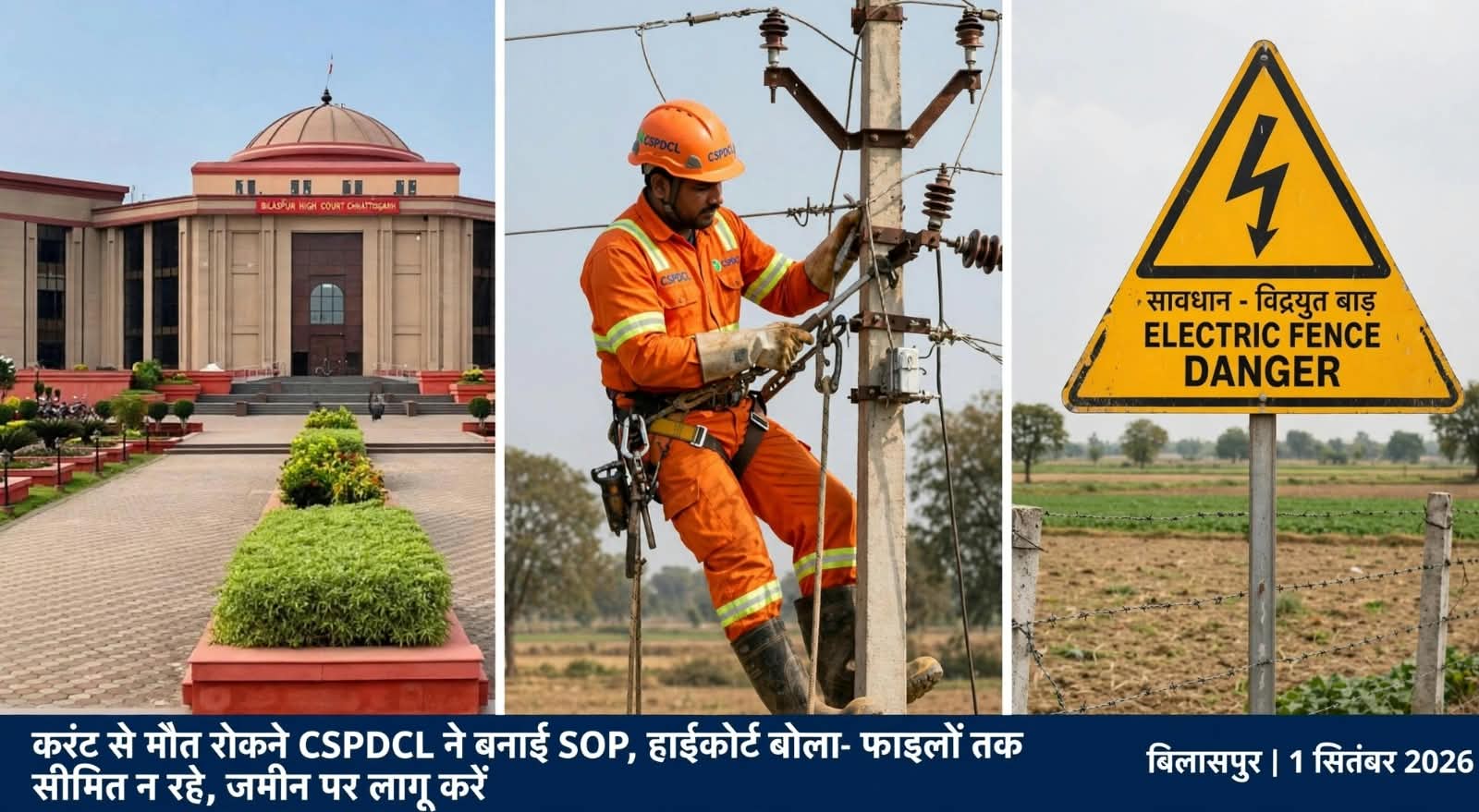 CG HIGH COURT: करंट से मौत रोकने CSPDCL ने बनाई SOP, हाईकोर्ट ने क्या कहा..?