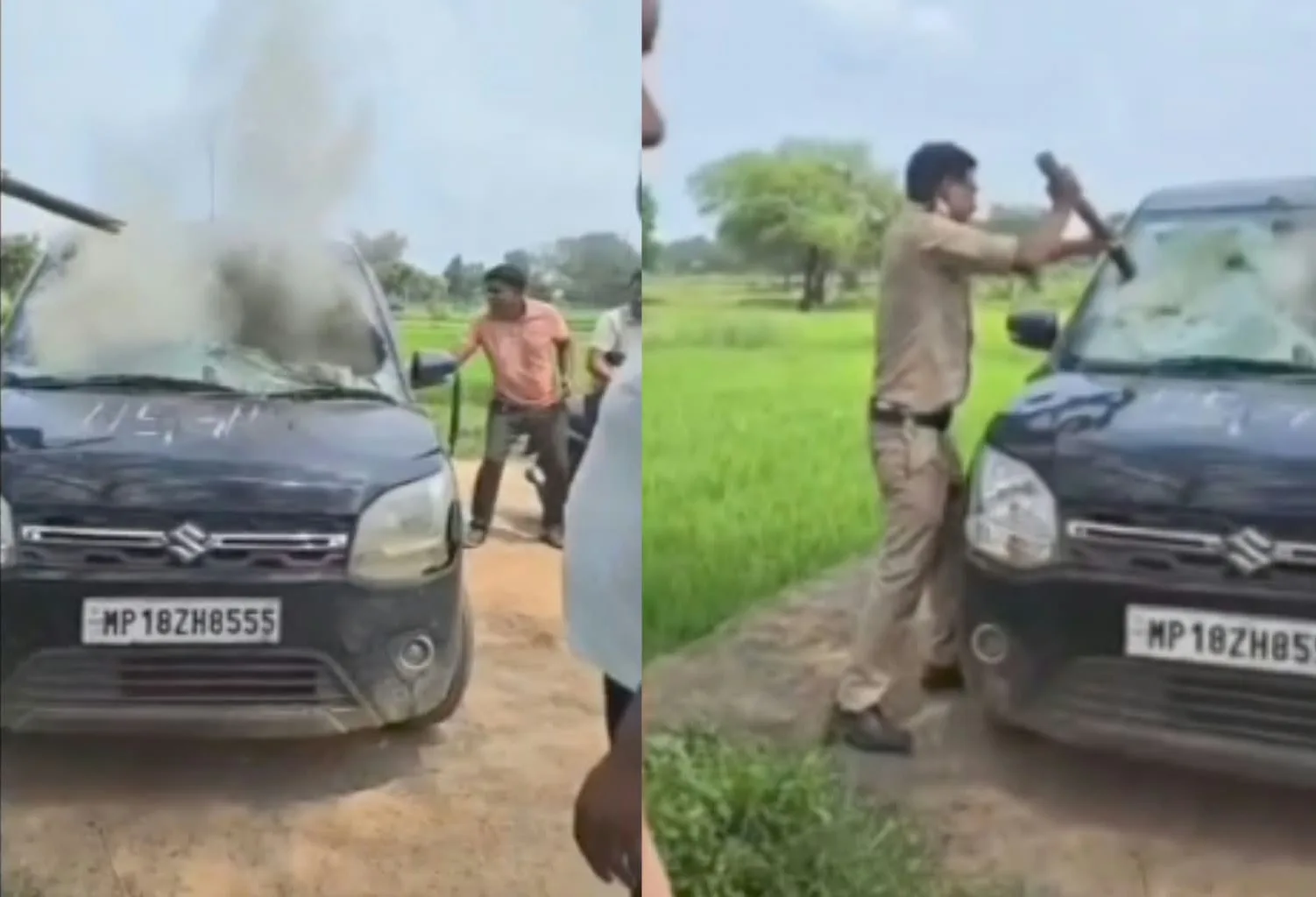 Mahasamund: फिल्मी स्टाइल में भाग रहे थे गांजा तस्कर, पुलिस को देख कार को बना दिया तंदूर, फिर जंगल में हुई दौड़!