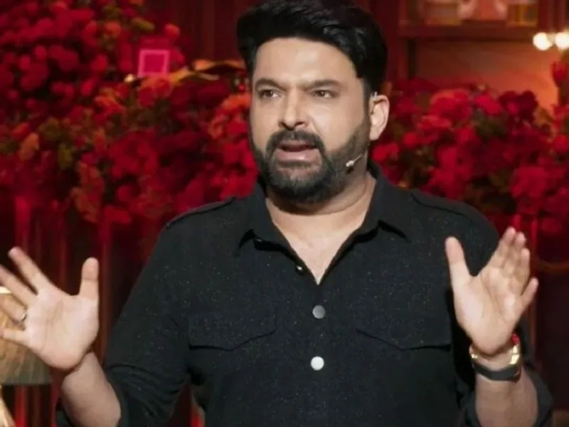 Popular comedian Kapil Sharma smiling during his television show appearance.