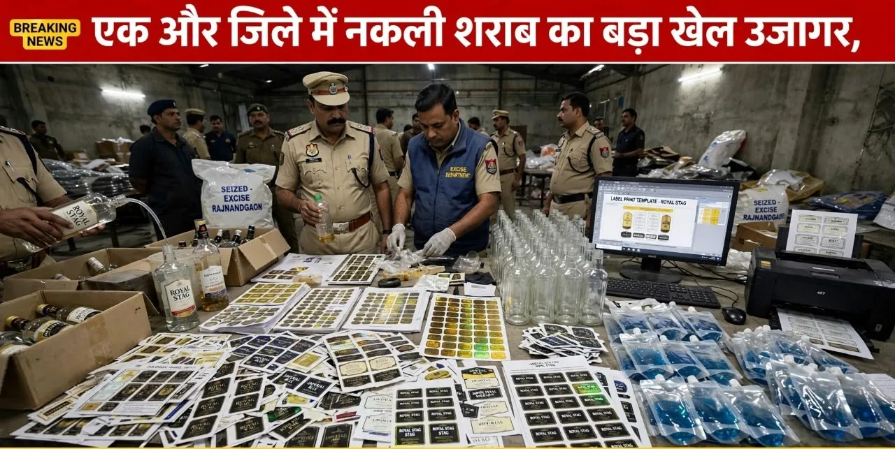Chhattisgarh: एक और जिले में नकली शराब का बड़ा खेल उजागर, फर्जी लेबल-होलोग्राम और हजारों बोतलें बरामद