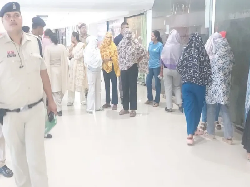 Bhilai Suriya Mall Spa Center Police Raid and Action View