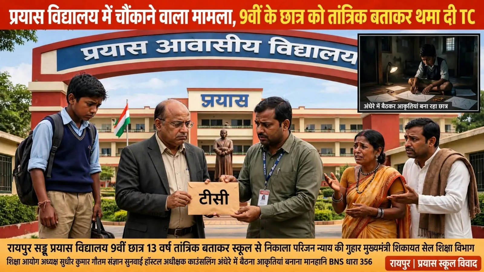 9वीं के छात्र को तांत्रिक बताकर स्कूल से निकाला, छात्र की हरकतों के चलते बच्चों के भयभीत होने की दलील, शिक्षा आयोग ने क्या कहा ?
