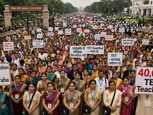 Raipur: शिक्षक दिवस पर मंत्री बंगले के बाहर ‘न्याय सत्याग्रह’ करेंगे 40 हजार TET टीचर, जानें,किन अफवाहों को लेकर परेशान हैं ये शिक्षक ?
