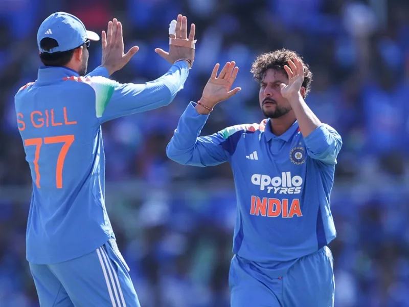 वेस्टइंडीज और भारत के बीच खेले जा रहे वनडे मैच के दौरान दृश्य