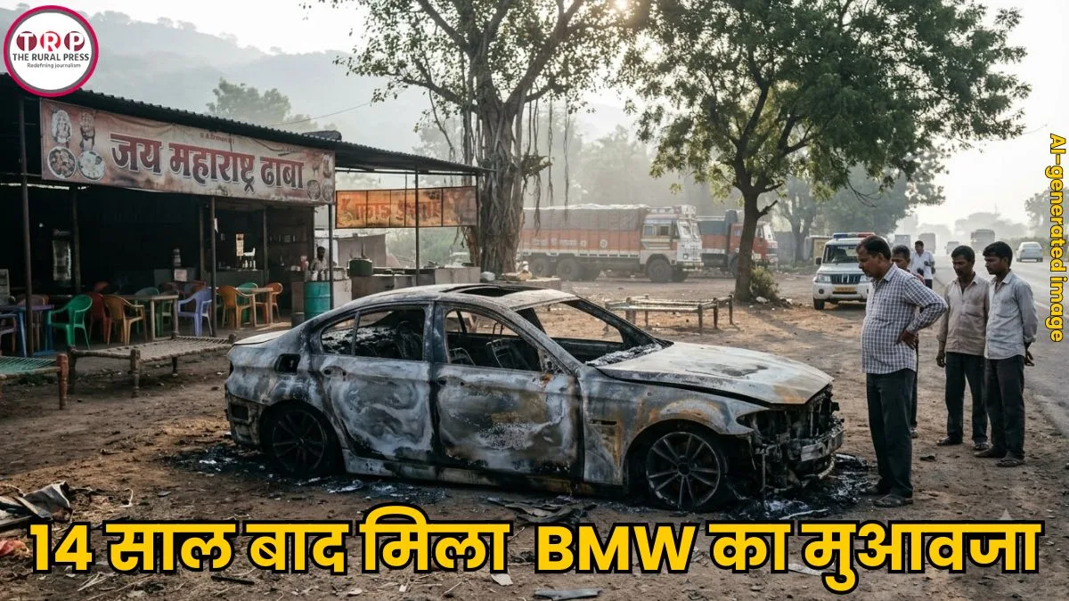 पंचर BMW छोड़कर घर जाना पड़ा भारी, अगले दिन जली मिली कार, 14 साल बाद मिला मुआवजा