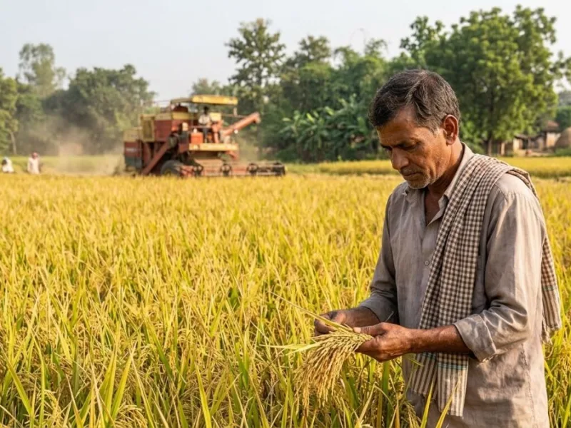 Chhattisgarh Paddy Harvesting