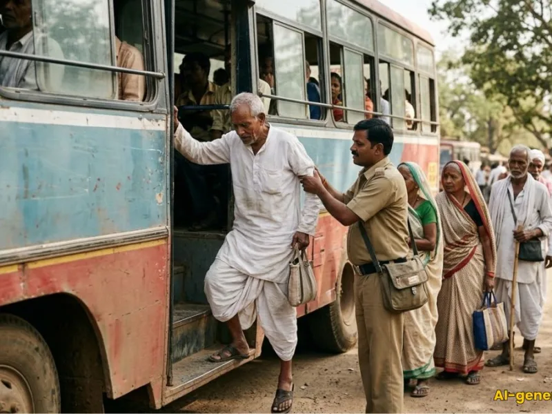 Senior Citizens Free Bus Travel