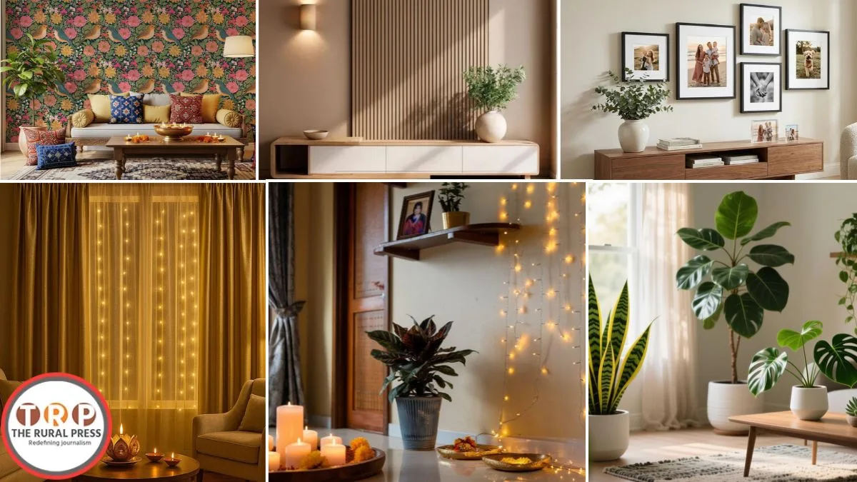 Diwali Wall Decor Ideas: दीवार पर दाग और पेंट उखड़ा है? दिवाली पर बिना दोबारा पेंट कराए ऐसे बदलें घर का लुक