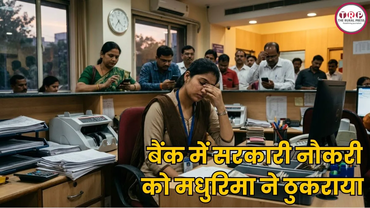 बैंक में सरकारी नौकरी और 70 हजार रूपए सैलरी… फिर ऐसा क्या हुआ कि 2 लाख पेनल्टी देकर मधुरिमा ने दिया इस्तीफा?
