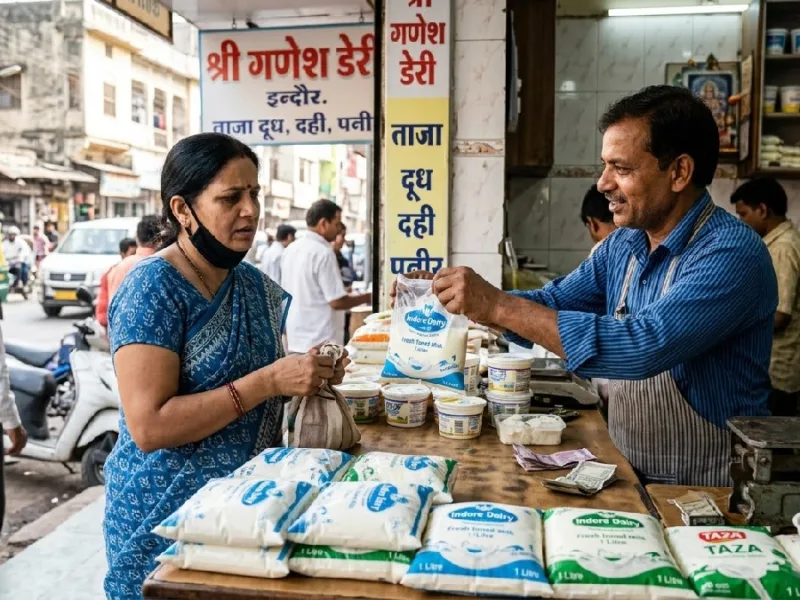 Indore milk price hike