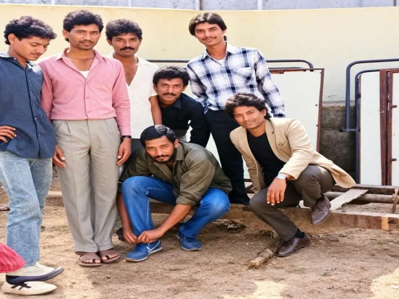 Nana Patekar during his 1987 Bastar visit for film shooting