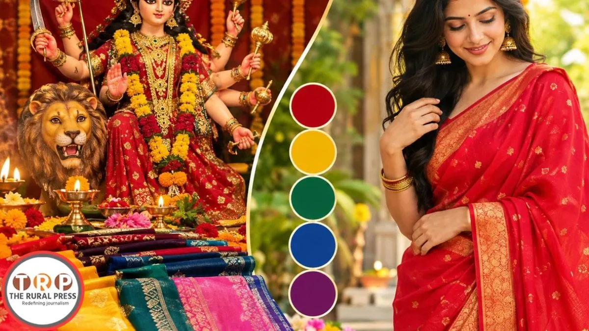 Navratri Colours 2026: मां दुर्गा की पूजा के साथ रंगों का भी रखें ध्यान, नवरात्रि के लिए ऐसे चुनें कपड़े