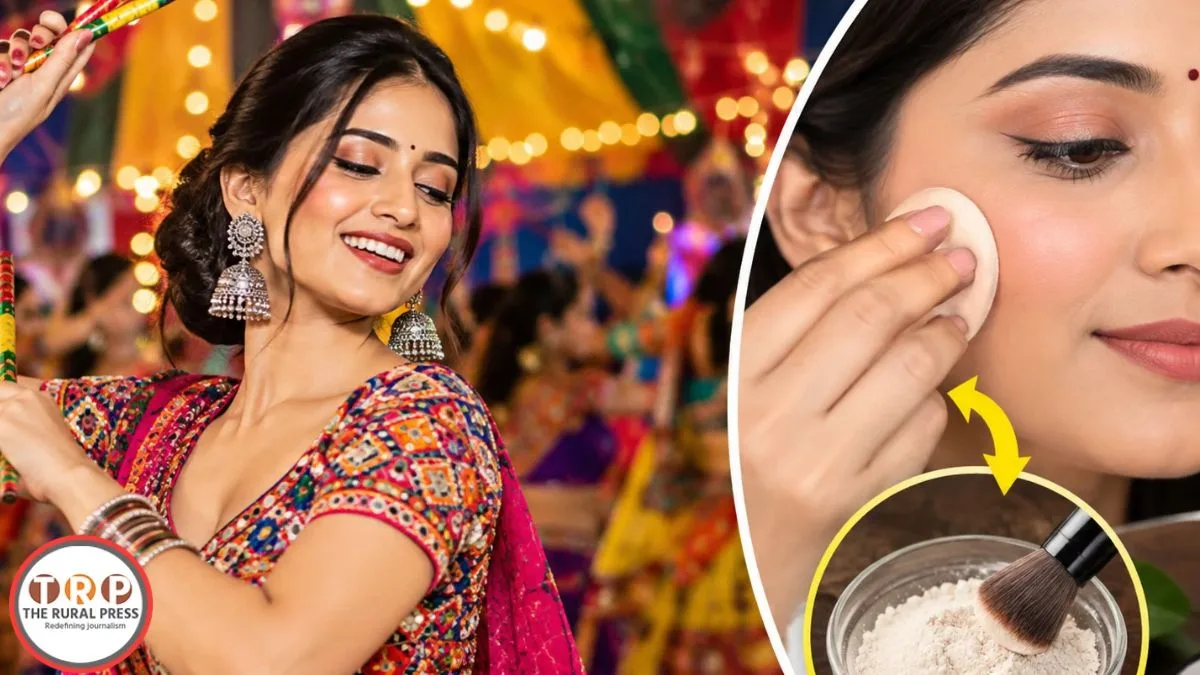 Navratri Makeup Tips: घंटों गरबा करने पर भी नहीं बहेगा मेकअप, बस फॉलो करें ये सीक्रेट ट्रिक