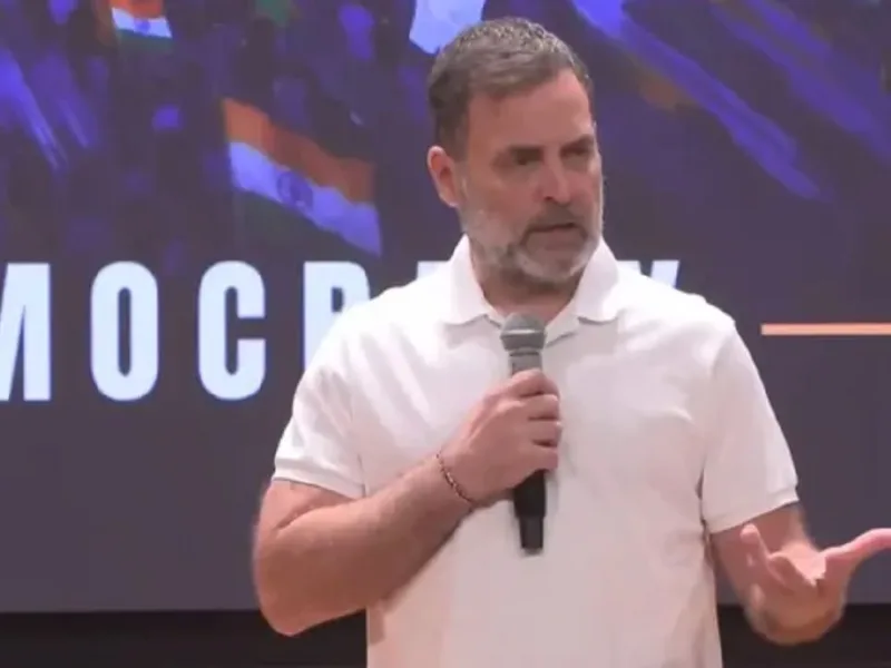Rahul Gandhi Addresses India Alliance
