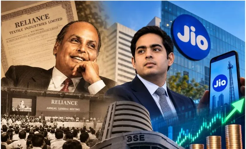 Jio IPO: 1977 में धीरूभाई अंबानी लाए थे रिलायंस टेक्सटाइल का आईपीओ, फुटबॉल मैदान में होती थी AGM, तब से अब तक क्या-क्या बदला?