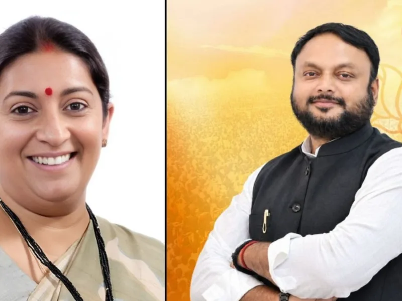 भारतीय जनता पार्टी की राष्ट्रीय महामंत्री व छत्तीसगढ़ प्रदेश प्रभारी स्मृति इरानी और राष्ट्रीय मंत्री व प्रदेश सह-प्रभारी सिद्धार्थ शम्भू