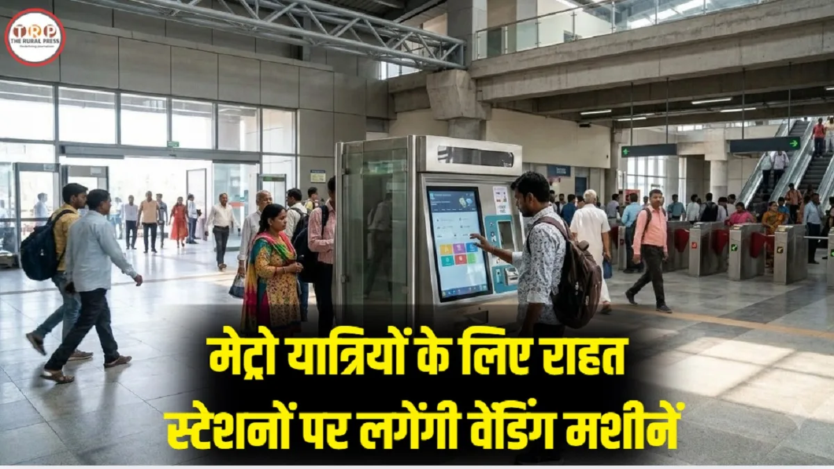 यूपीआई स्कैन करो और टिकट पाओ: भोपाल-इंदौर मेट्रो में यात्रियों के लिए शुरू हुई हाई-टेक वेंडिंग मशीनें