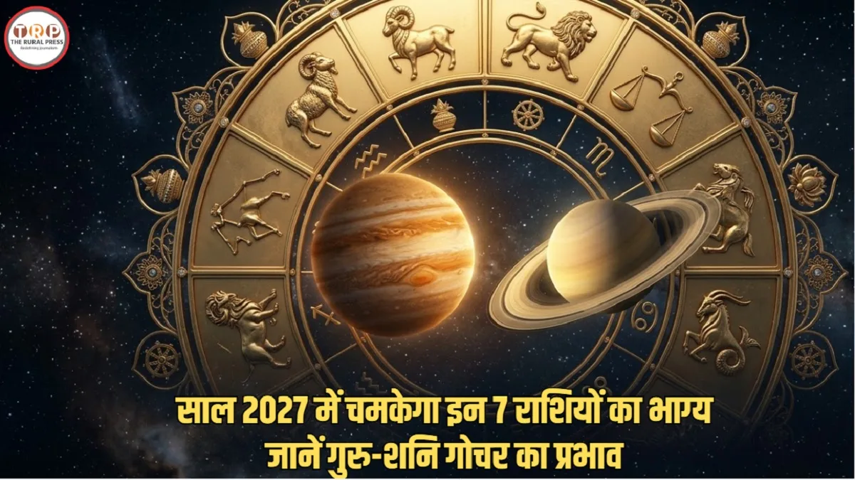 Graha Gochar 2027: साल 2027 में गुरु-शनि का बड़ा गोचर, 7 राशियों की चमकेगी किस्मत, जानें किसे मिलेगा लाभ