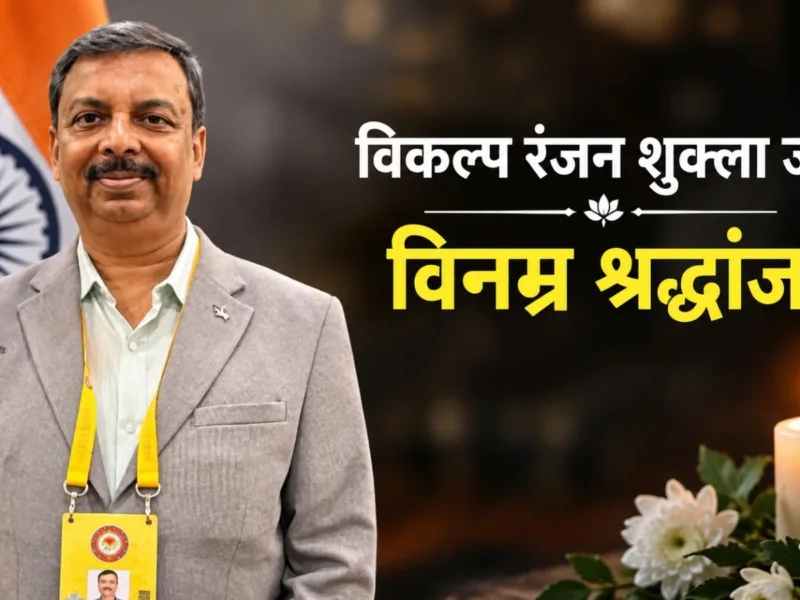 Vikalp Ranjan Shukla, Indian Information Service officer and Regional News Unit head at All India Radio Raipur