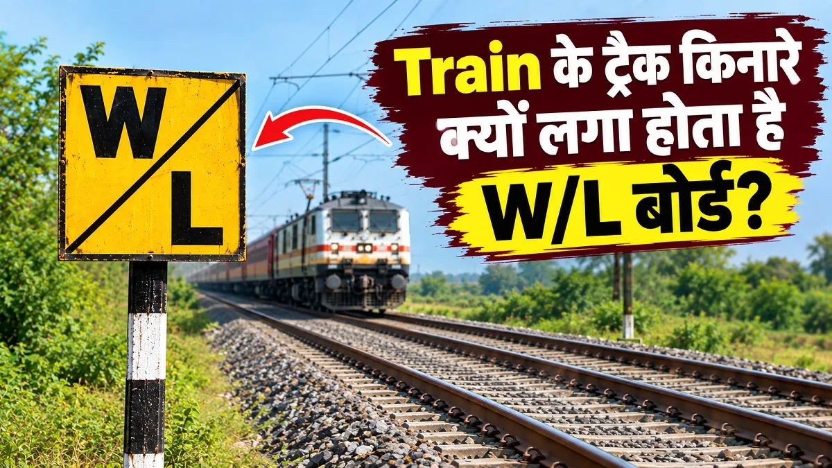 ट्रेन के ट्रैक किनारे क्यों लगा होता है W/L बोर्ड? हॉर्न बजाने से क्या है कनेक्शन