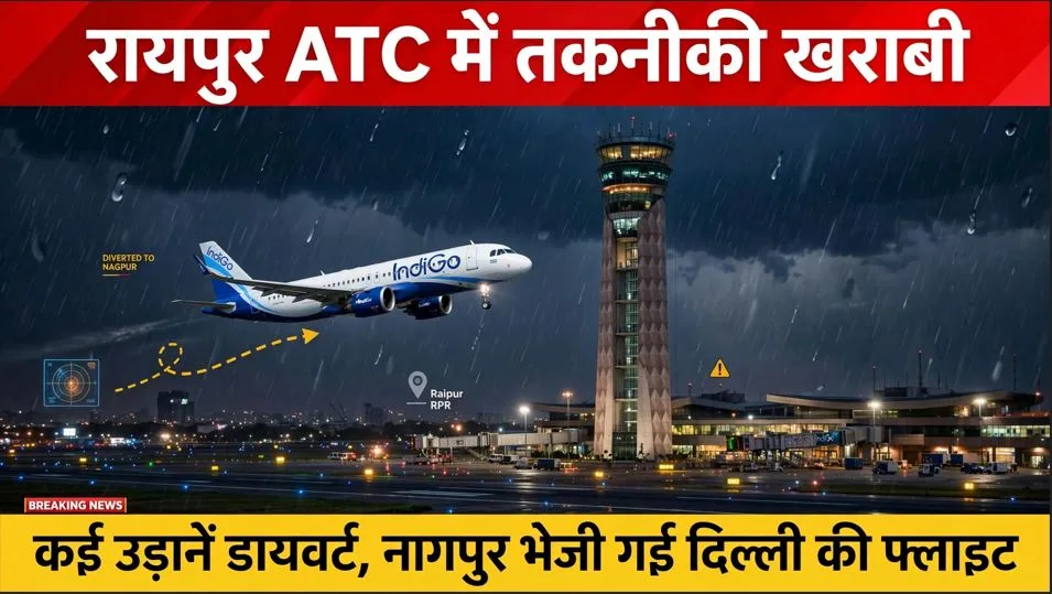 Raipur: एटीसी में तकनीकी खराबी, कई उड़ानों का मार्ग बदला गया, जानिए कौन सी फ्लाइट हुई प्रभावित