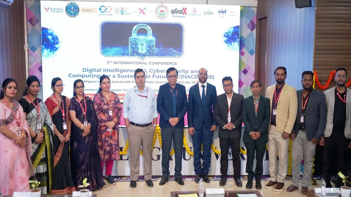 Kalinga University: कलिंगा विश्वविद्यालय में ‘डिजिटल इंटेलिजेंस, AI और साइबर सुरक्षा’ पर अंतरराष्ट्रीय सम्मेलन
