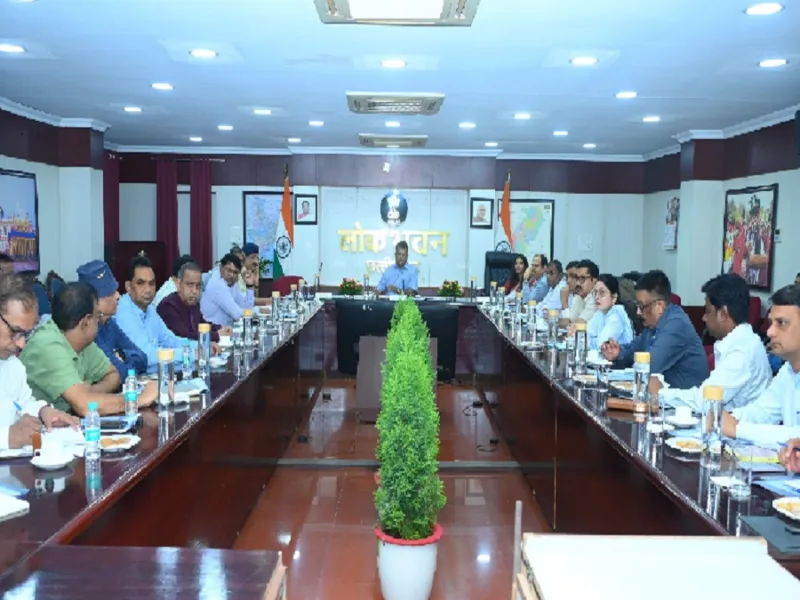 President Draupadi Murmu Chhattisgarh visit preparatory meeting at Lok Bhavan Raipur