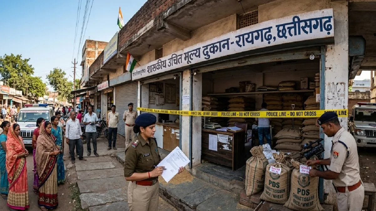 CG News: रायगढ़ में राशन घोटाला, ई-पॉस मशीन के रिकॉर्ड ने खोला राज, महिला समूह की 10 पदाधिकारियों समेत 11 पर केस दर्ज